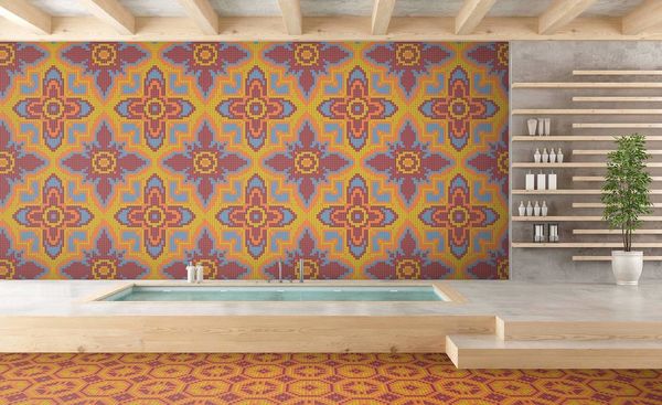 6 ways tiles can be used to create vibrant interiors